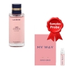 La Rive Her Choice 100 ml + Perfume Muestra Armani My Way