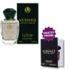 Luxure Vestito Cristal Black 100 ml + Perfume Muestra Versace Crystal Noir