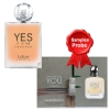 Luxure Yes It Is Me Forever 100 ml + Perfume Muestra Armani Emporio Stronger With You Freeze