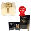 New Brand Extasia Goldy 100 ml + Perfume Muestra Gucci Guilty