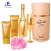 Sellion Celebrate Gold - Set para mujeres, 2 x Eau de Parfum, bodylotion, Gen de ducha