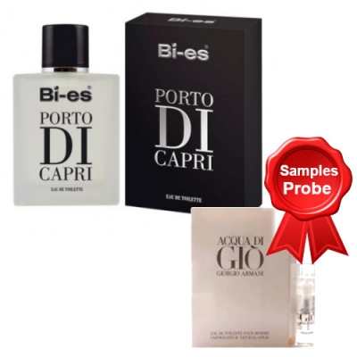 Bi-Es Porto di Capri 100 ml + Perfume Muestra Armani Acqua Di Gio