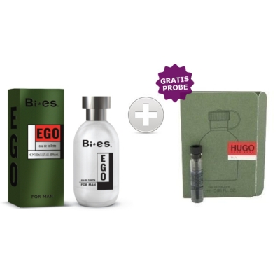 Bi-Es Ego Men 100 ml + Perfume Muestra Hugo Boss Hugo Men