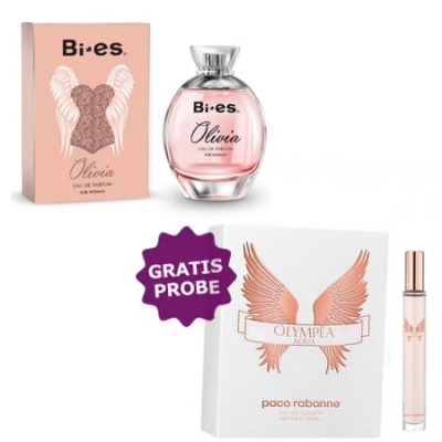 Bi-Es Olivia 100 ml + Perfume Muestra Paco Rabanne Olympea