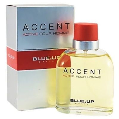 Blue Up Accent Active 100 ml + Perfume Muestra Chanel Allure Homme Sport