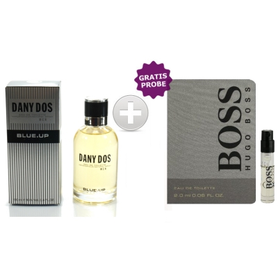 Blue Up Dany Dos Men 100 ml + Perfume Muestra Hugo Boss Bottled