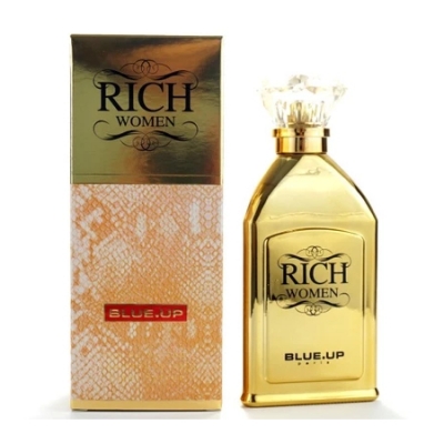 Blue Up Rich Gold  - Eau de Parfum para mujer 100 ml, Perfume Muestra Paco Rabanne Lady Million Eau My Gold