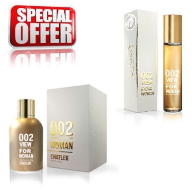 Chatler 002 View Women - Promotional Set, Eau de Parfum 100 ml + Eau de Parfum 30 ml