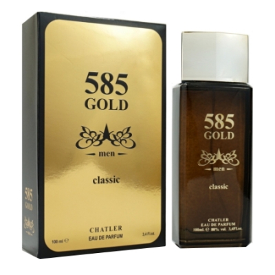 Chatler 585 Classic Gold - Eau de Parfum para hombre 100 ml