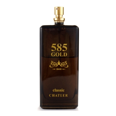 Chatler 585 Classic Gold - Eau de Parfum para hombre tester 40 ml