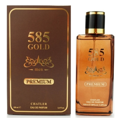 Chatler 585 Gold Premium Men 100 ml + Perfume Muestra Paco Rabanne 1 Million Prive