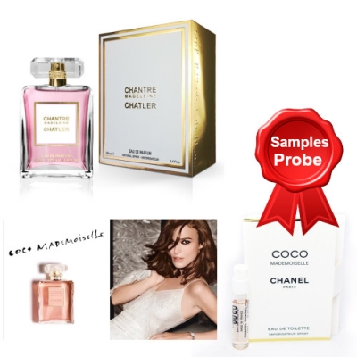 Chatler Chantre Madeleine 100 ml + Perfume Muestra Chanel Coco Mademoiselle