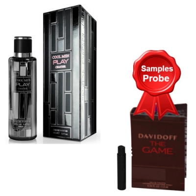 Chatler Cool Play Men 100 ml + Perfume Muestra Davidoff The Game
