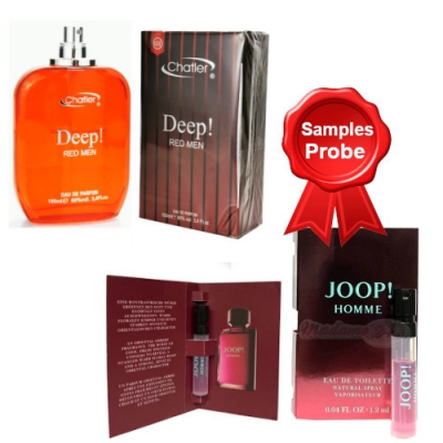 Chatler Deep Red Men 100 ml + Perfume Muestra Joop! Homme