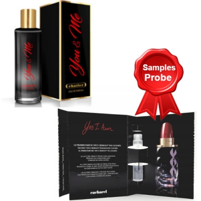 Chatler You&Me Woman 100 ml + Perfume Muestra Cacharel Yes I Am