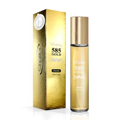 Chatler 585 Gold Lady - Promotional Set, Eau de Parfum 100 ml + Eau de Parfum 30 ml