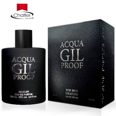 Chatler Acqua Gil Proof Men 100 ml + Perfume Muestra Armani Acqua Profumo