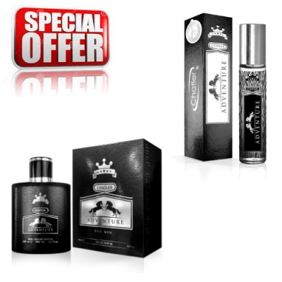 Chatler Adventure Men - Promotional Set, Eau de Parfum 100 ml + Eau de Parfum 30 ml