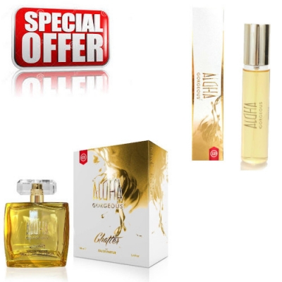 Chatler Aloha Gorgeous - Promotional Set, Eau de Parfum 100 ml + Eau de Parfum 30 ml