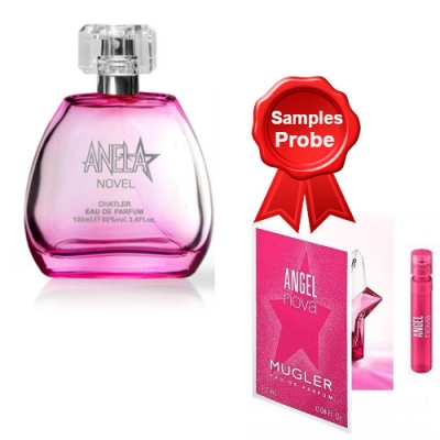 Chatler Anela Novel 100 ml + Perfume Muestra Thierry Mugler Angel Nova