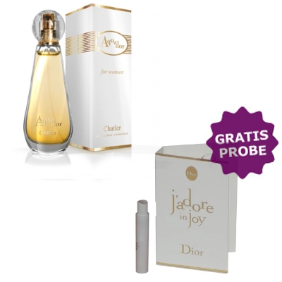 Chatler Aquador 100 ml + Perfume Muestra Dior Jadore
