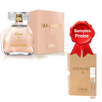 Chatler Elitar Madame 100 ml + Perfume Muestra Chloe Nomade