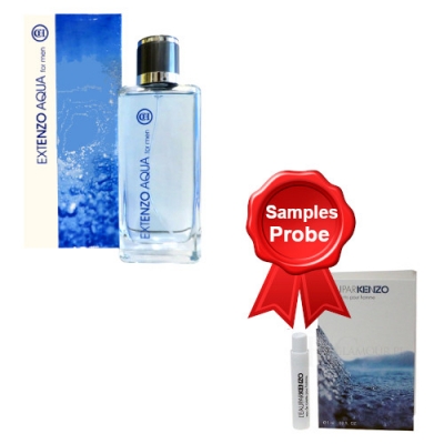 Chatler Extenzo Aqua Men 100 ml + Perfume Muestra Kenzo L'eau Par Kenzo Homme