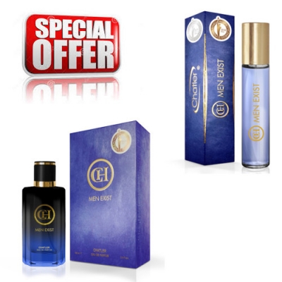 Chatler CH Men Exist - Promotional Set, Eau de Parfum 100 ml + Eau de Parfum 30 ml