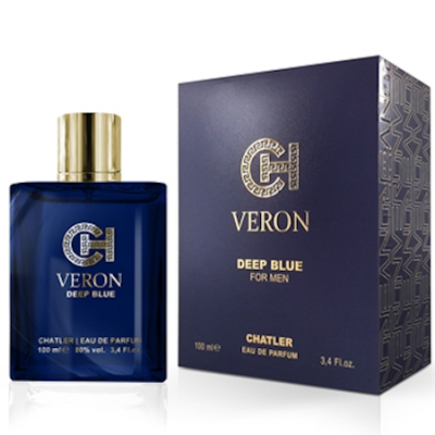 Chatler Veron Deep Blue  100 ml + Perfume Muestra Versace Dylan Blue Homme