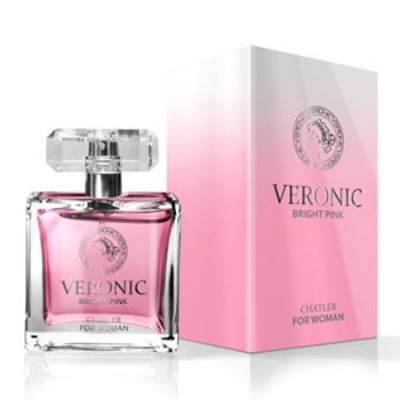 Chatler Veronic Bright Pink 100 ml + Perfume Muestra Versace Bright Crystal