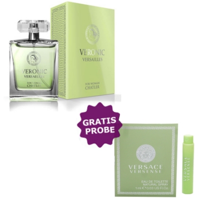 Chatler Veronic Versailles 100 ml + Perfume Muestra Versace Versense