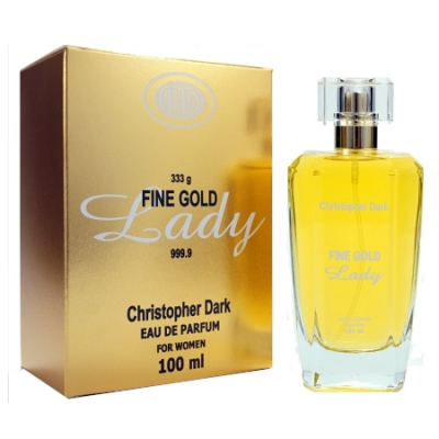 Christopher Dark Fine Gold Lady 100 ml + Perfume Muestra Paco Rabanne Lady Million
