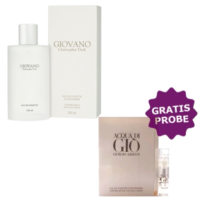 Christopher Dark Giovano 100 ml + Perfume Muestra Armani Acqua Di Gio