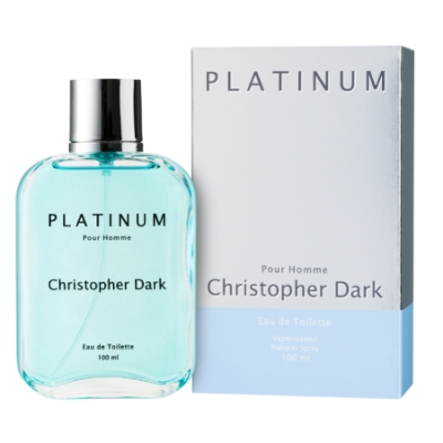 Christopher Dark Platinum Men 100 ml + Perfume Muestra Azzaro Chrome