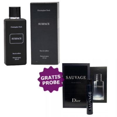 Christopher Dark Surface 100 ml + Perfume Muestra Dior Sauvage