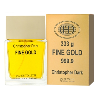 Christopher Dark Fine Gold - Eau de Toilette para hombre 100 ml