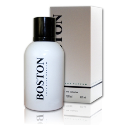 Cote Azur Boston White Man 100 ml + Perfume Muestra Hugo Boss In Motion White