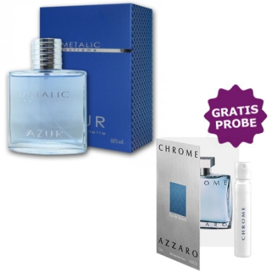 Cote Azur Metalic Extreme 100 ml + Perfume Muestra Azzaro Chrome