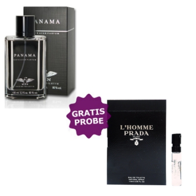 Cote Azur Panama Men 100 ml + Perfume Muestra Prada L'Homme