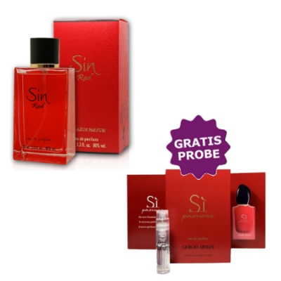 Cote Azur Sin Red, 100 ml + Perfume Muestra Giorgio Armani Si Passione