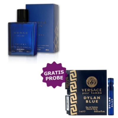Cote Azur Verse De Luxe Men 100 ml + Perfume Muestra Versace Dylan Blue Homme