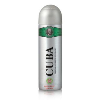 Cuba Green - Desodorante  para hombre 200 ml