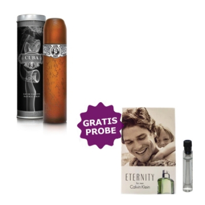 Cuba Grey 100 ml + Perfume Muestra Calvin Klein Eternity Men