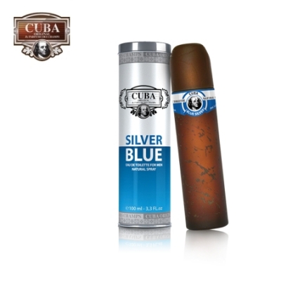 Cuba Silver Blue - Eau de Toilette para hombre 100 ml