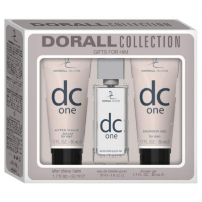 Dorall DC One - Set para hombre, Eau de Toilette, Bálsamo de afeitado, ducha de gel