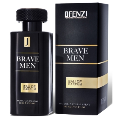 JFenzi Brave Men 100 ml + Perfume Muestra Carolina Herrera Bad Boy