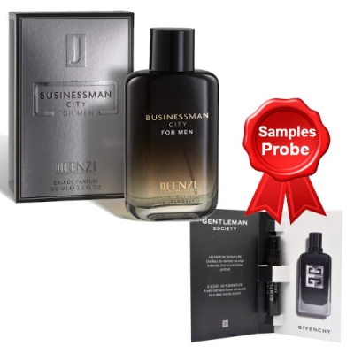 JFenzi Businessman CITY Eau de Parfum 100 ml + Muestra de perfume Givenchy Gentleman Society