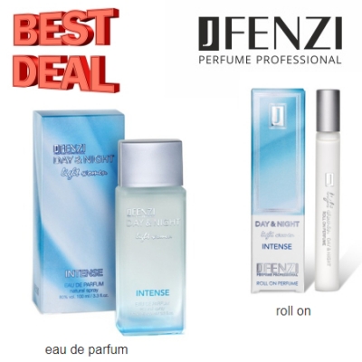 JFenzi Day & Night Light Intense, Conjunto promocional, Eau de Parfum, roll-on