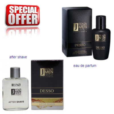 Fenzi Desso Gold Gentleman - Conjunto promocional, Eau de Parfum, Aftershave