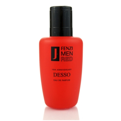 JFenzi Desso Red Men - Eau de Parfum para hombre, tester 50 ml
